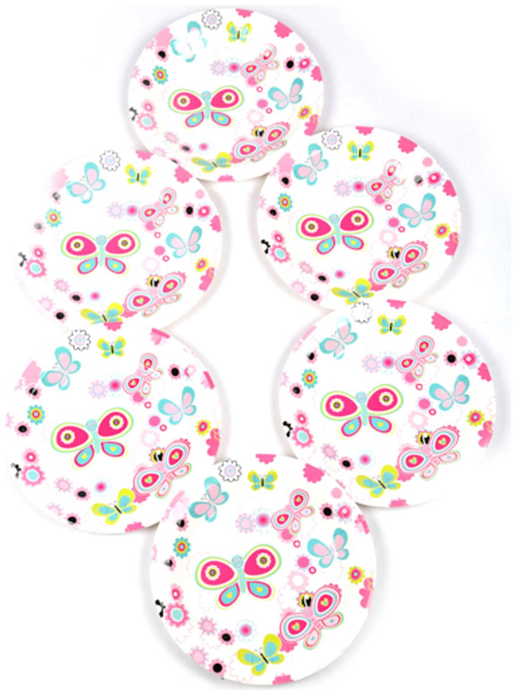 

Funcart Flying Butterfly Theme Disposable Paper Plate