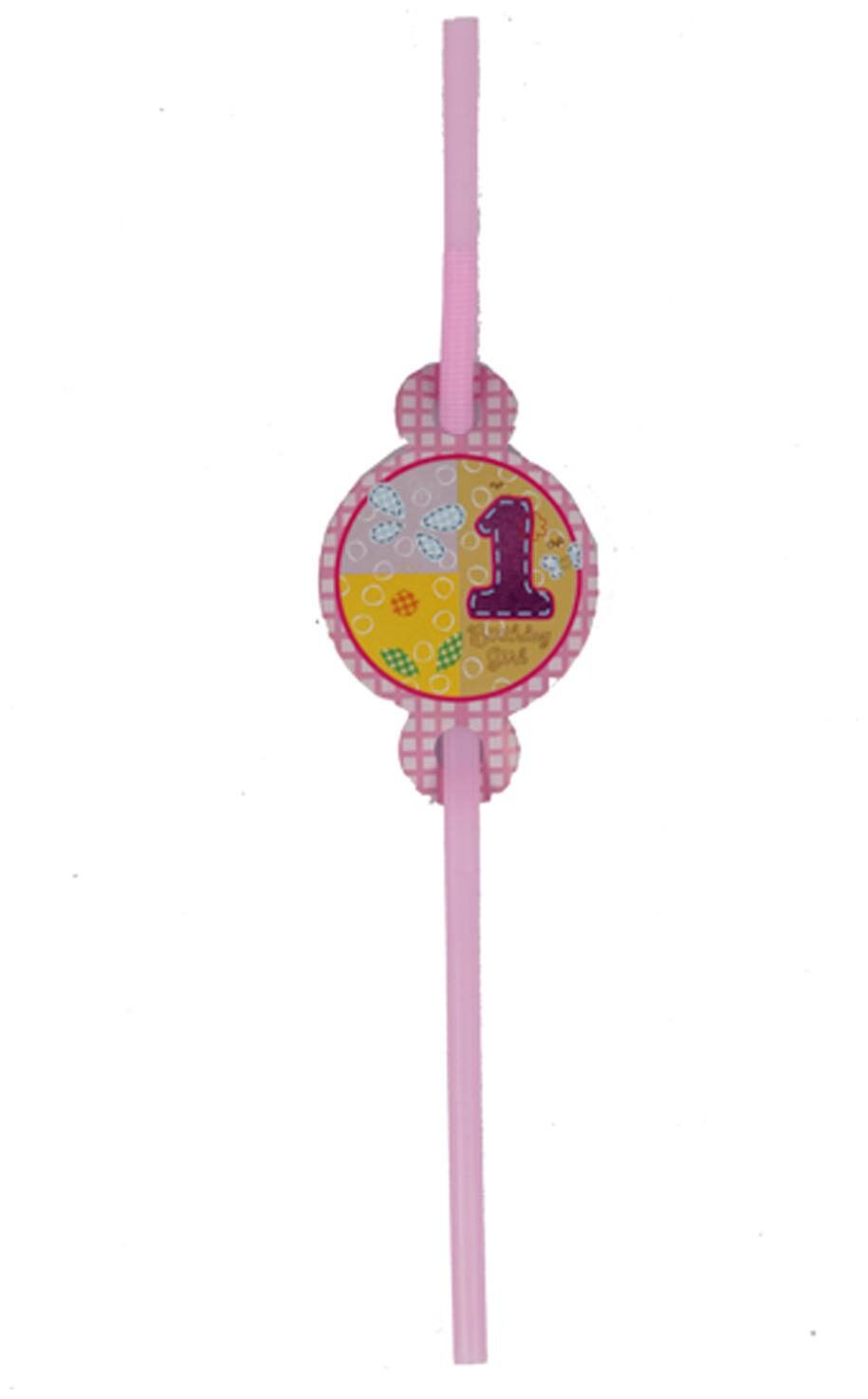 

Funcart Fun At Girl Theme Drinking Straws