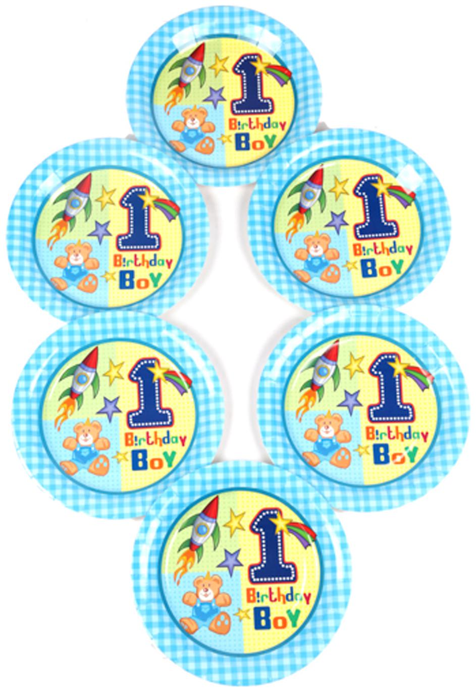

Funcart Fun At Boy Theme Disposable Paper Plate
