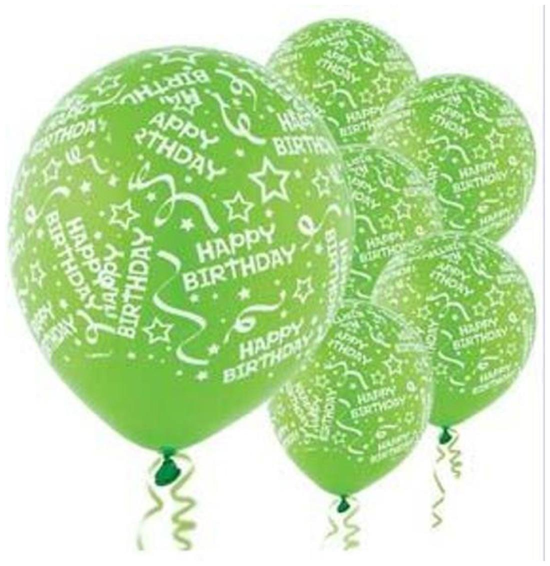 

Funcart Green Elegant Happy Birthday Balloons (Pack Of 5)