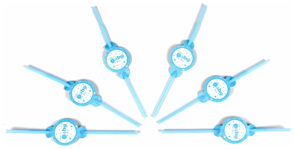 

Funcart Little Baby Boy Theme Drinking Straws