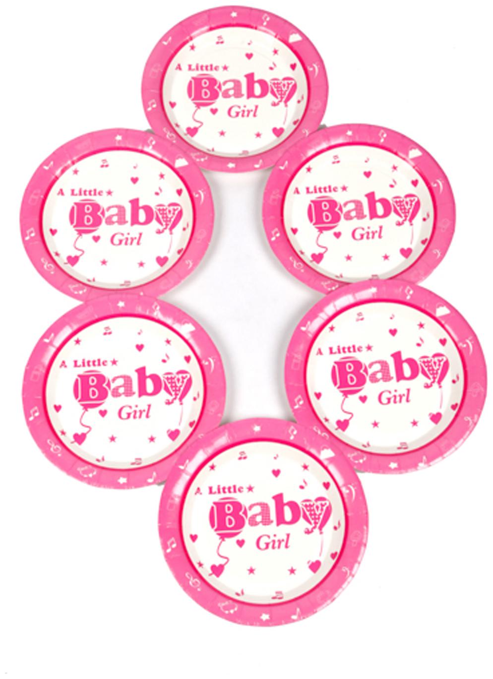 

Funcart Little Baby Girl Theme Paper Plate
