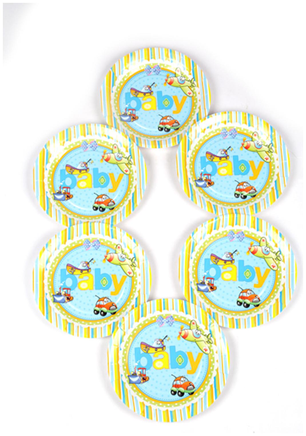 

Funcart On The Go Theme Disposable Paper Plate
