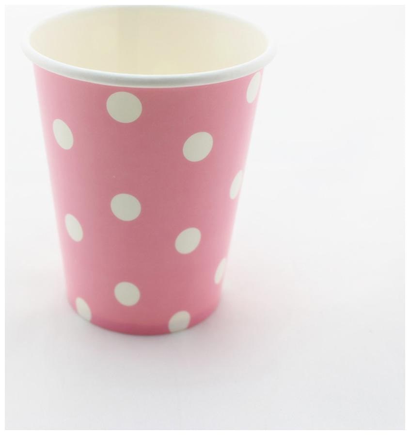 

Funcart Pink Polka Dots Beverage Cups (Pack Of 12)