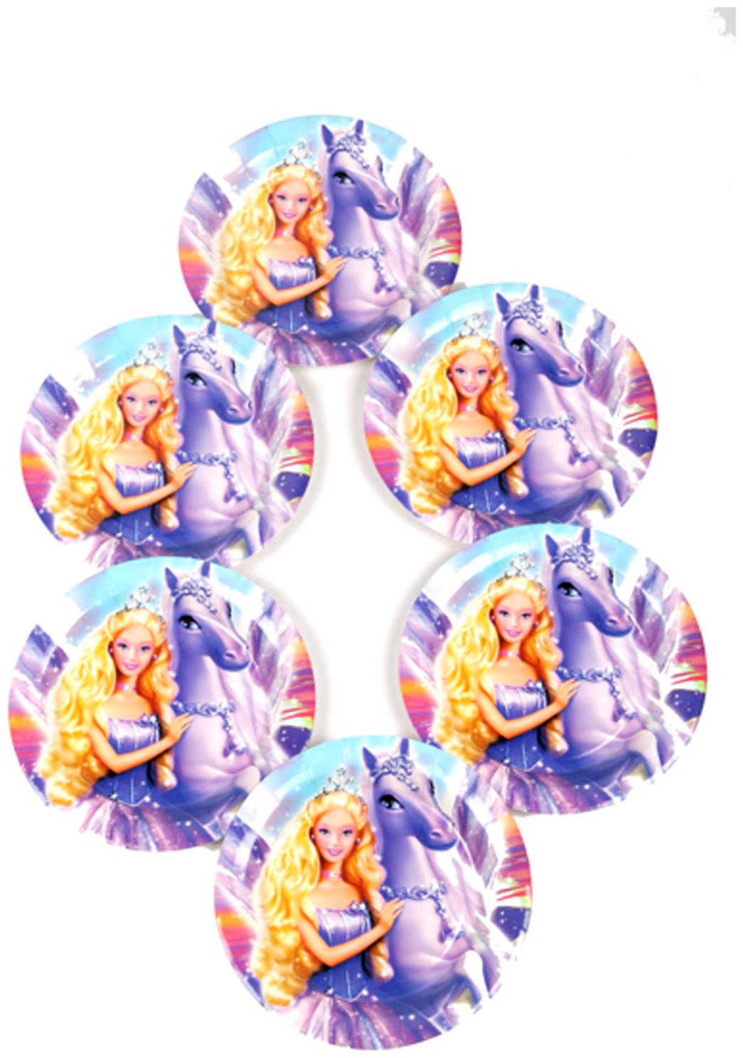 

Funcart Riding Princess Theme Disposable Paper Plate