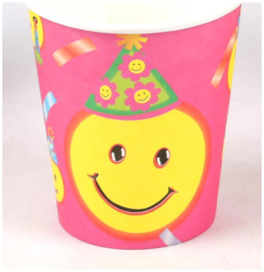 

Funcart Smiley Theme Funcart Party Disposable Cups (Pack Of 6)