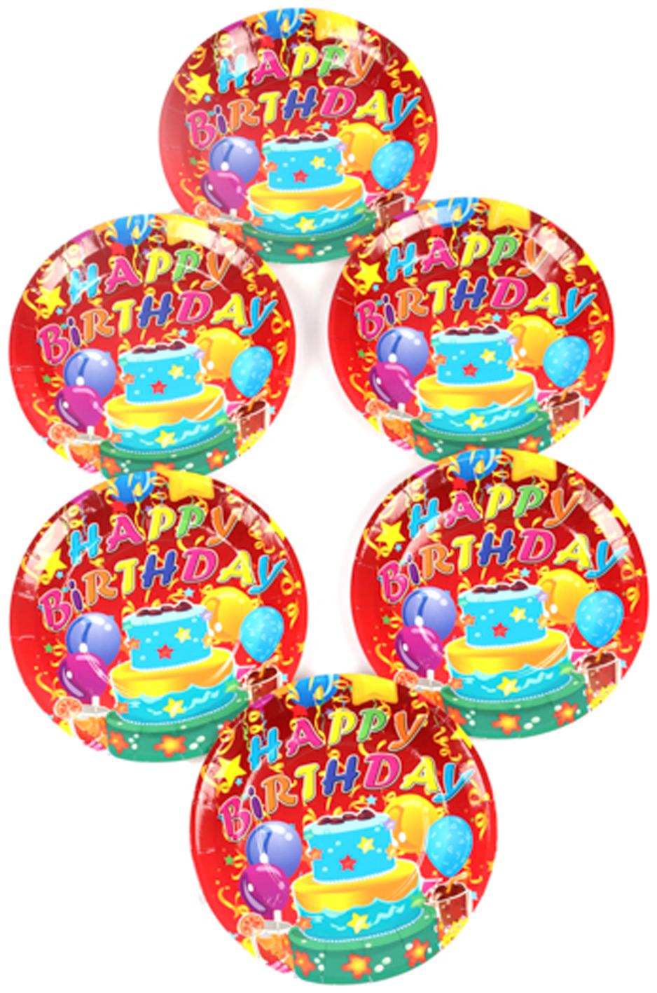 

Funcart Three Tier Cake Theme Disposable Paper Plate