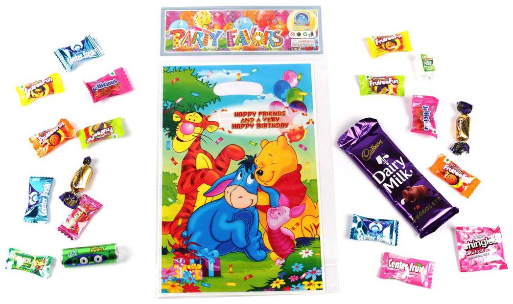 

Funcart Winnie The Pooh theme loot bag (6 pcs pack)