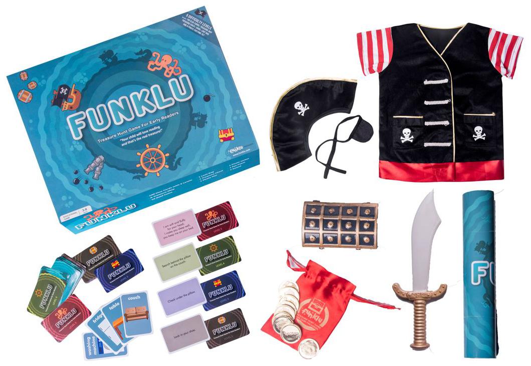 

Funklu- Treasure Hunt Game For Early Readers
