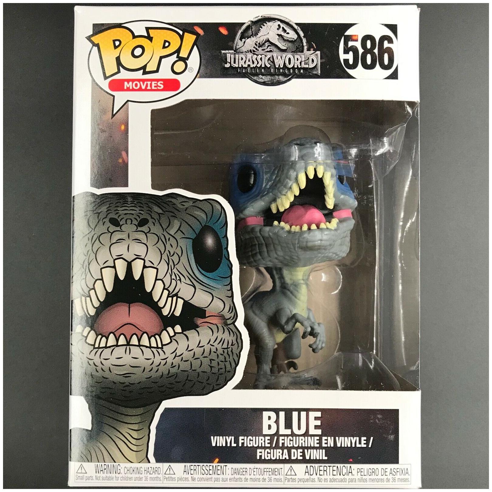 jurassic world funko pop blue