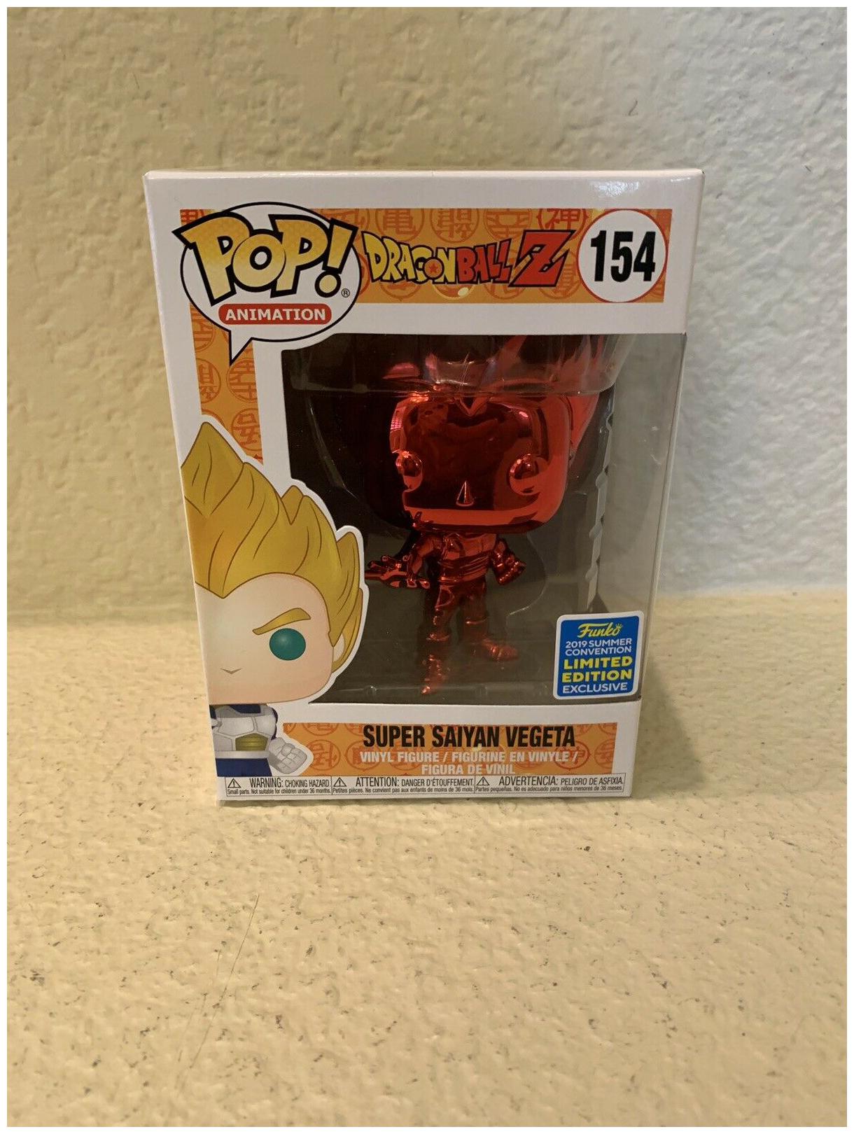 hot topic red chrome vegeta