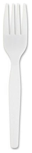 

Genuine Joe Fork - 1 Piece(s) - 1000 Carton - 1 x Fork - Disposable - White