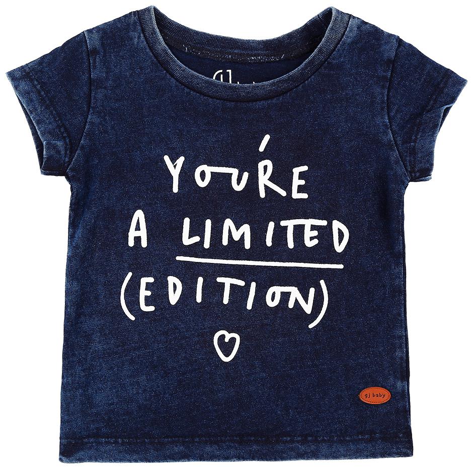 

Gini Jony Cotton Solid T shirt for Baby Girl - Blue