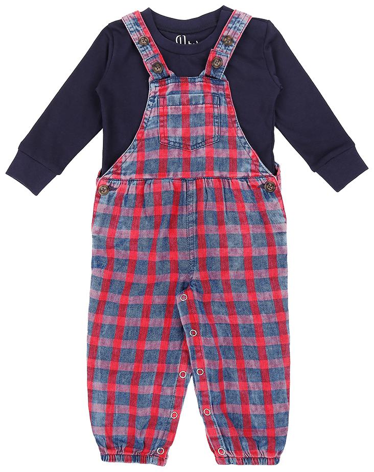 

Gini Jony Baby Girl Blue Dungaree