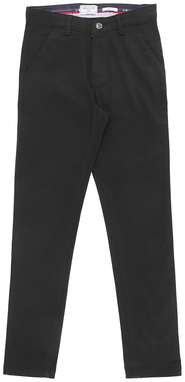 

Gini Jony Baby boy Cotton Solid Trousers - Black