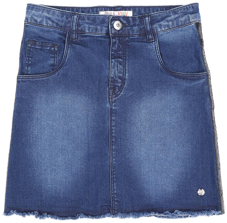 

Gini Jony Baby girl Cotton Solid Skirt - Blue