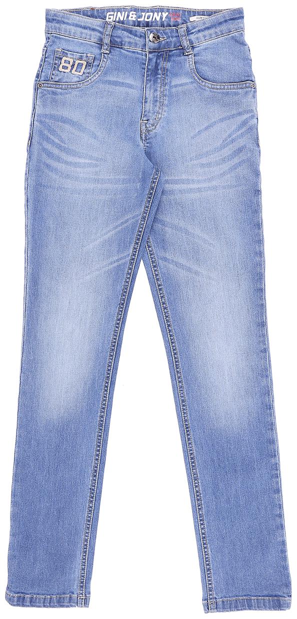 

Gini Jony Baby boy Cotton Solid Jeans - Blue