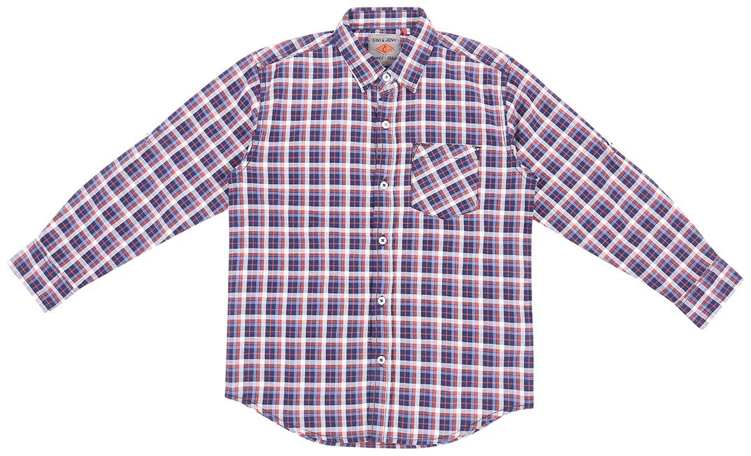 

Gini Jony Cotton Checked Shirt for Baby Boy - Brown