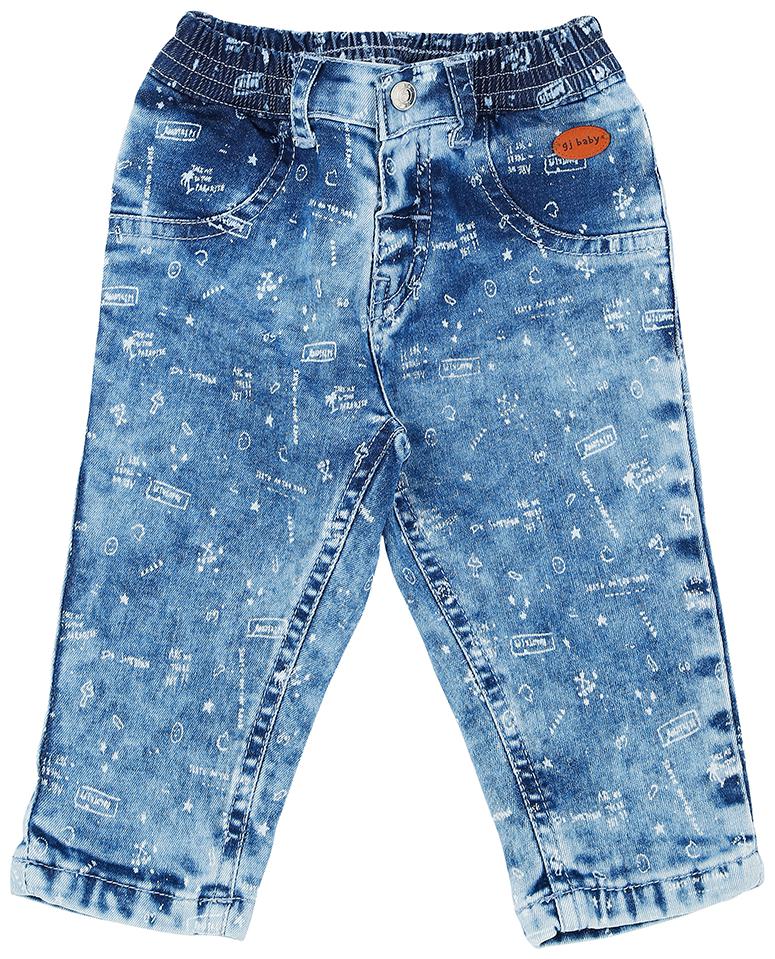 

Gini Jony Baby boy Cotton Printed Jeans - Blue