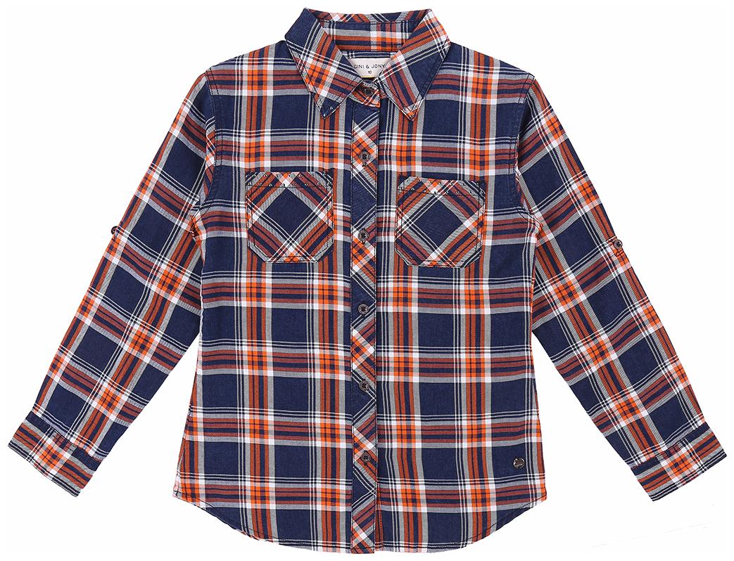 

Gini Jony Cotton Printed T shirt for Baby Girl - Blue