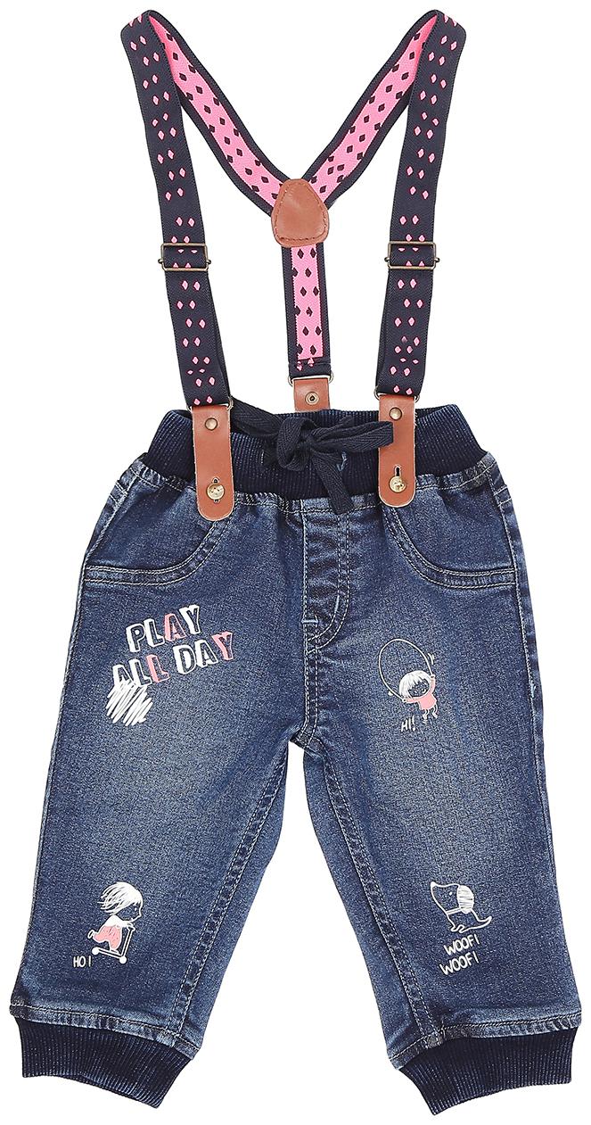 

Gini Jony Baby girl Denim Solid Jeans - Blue