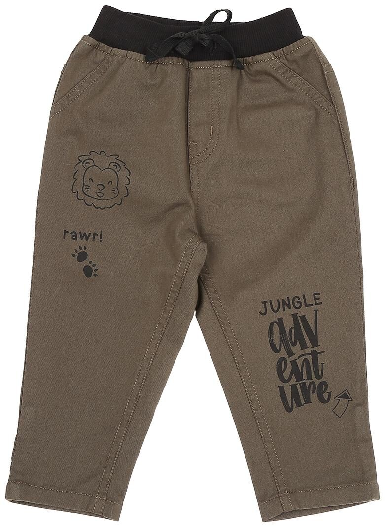 

Gini Jony Baby boy Cotton Solid Trousers - Green