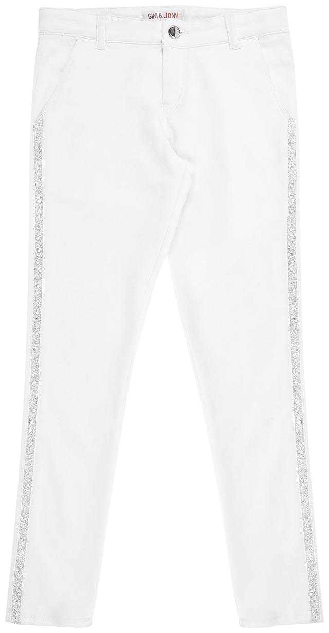 

Gini Jony Baby girl Cotton Solid Jeans - White