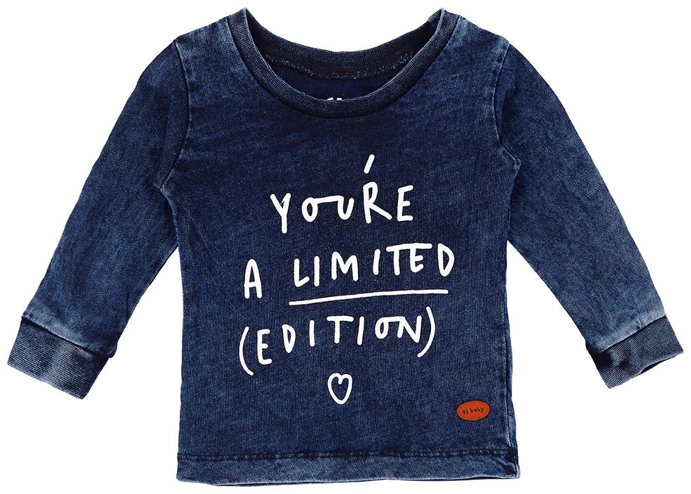 

Gini Jony Cotton Solid T shirt for Baby Girl - Blue