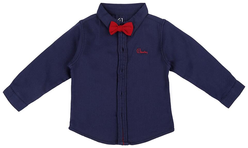 

Gini Jony Cotton Solid Shirt for Baby Boy - Blue