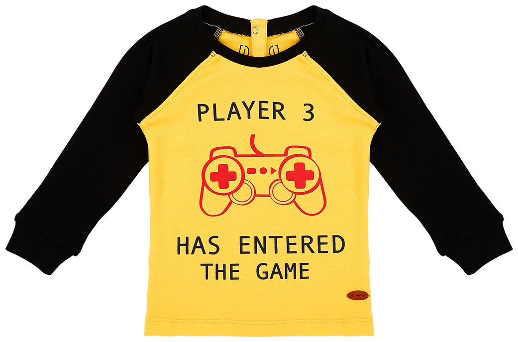 

Gini Jony Cotton Solid T shirt for Baby Boy - Yellow