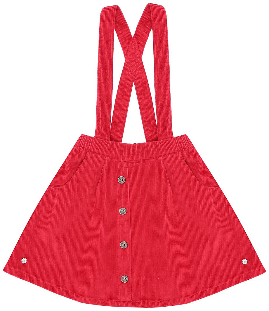 

Gini Jony Baby girl Cotton Solid Skirt - Red