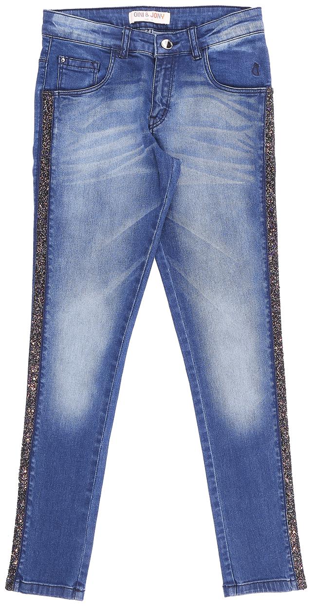 

Gini Jony Baby girl Cotton Solid Jeans - Blue