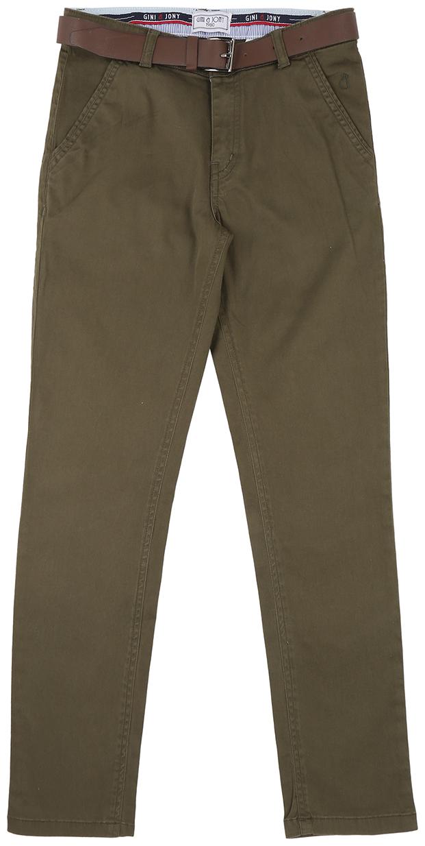 

Gini Jony Baby boy Cotton Solid Trousers - Green