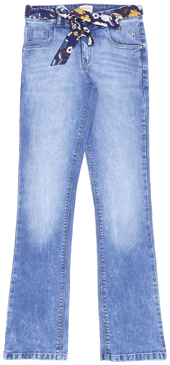 

Gini Jony Baby girl Cotton Solid Jeans - Blue