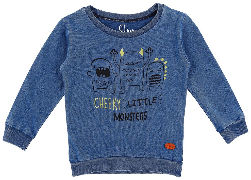 

Gini Jony Cotton Solid T shirt for Baby Boy - Blue