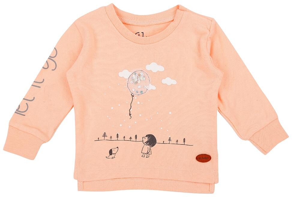 

Gini Jony Cotton Solid T shirt for Baby Girl - Pink