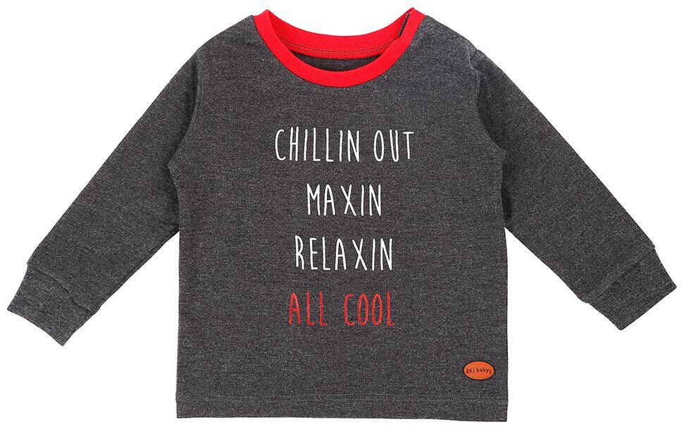 

Gini Jony Cotton Solid T shirt for Baby Boy - Grey
