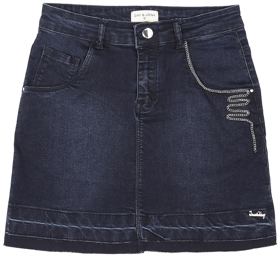 

Gini Jony Baby girl Cotton Solid Skirt - Blue