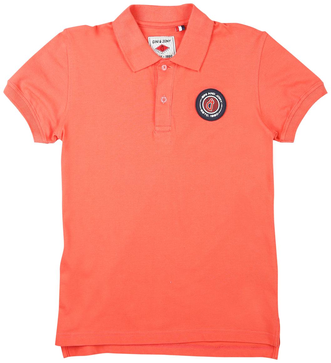 

Gini Jony Boy Cotton Solid T-shirt - Red