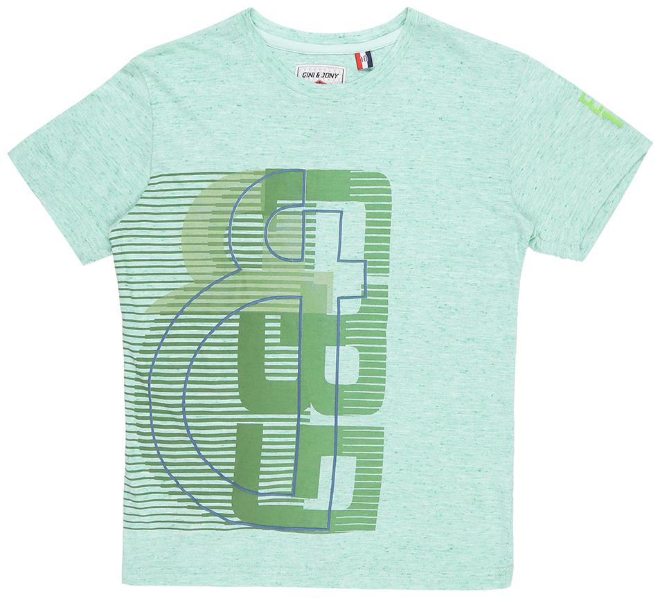 

Gini Jony Boy Cotton Solid T-shirt - Green