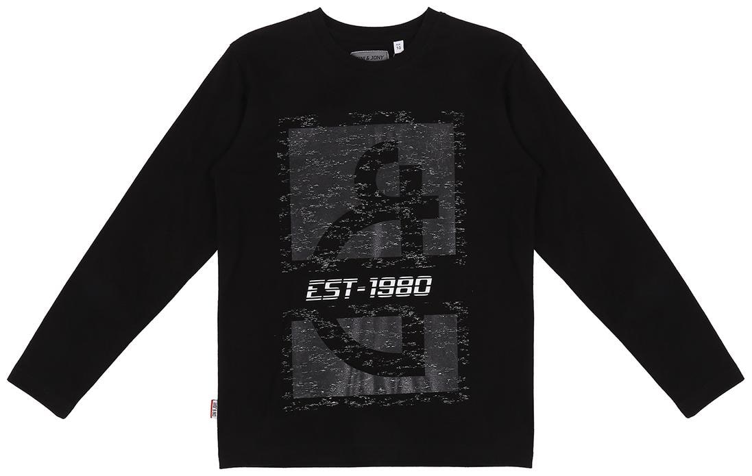 

Gini Jony Boy Cotton blend Printed T-shirt - Black
