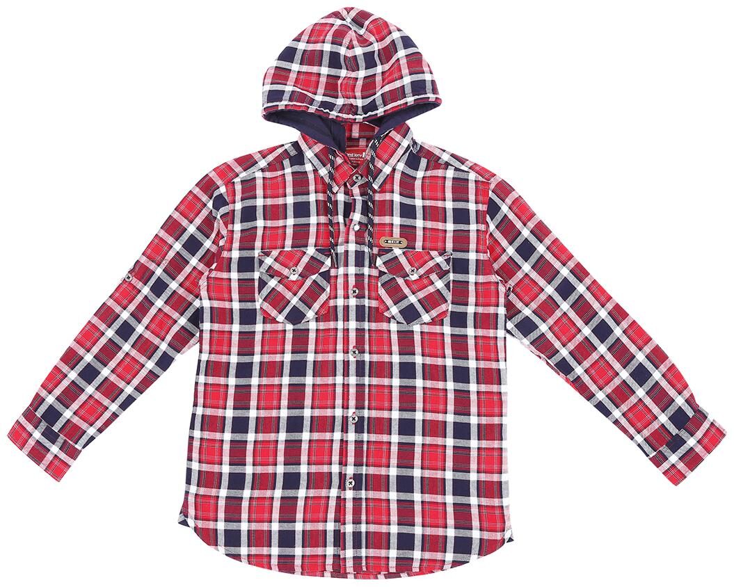 

Gini Jony Boy Cotton Checked Shirt Red
