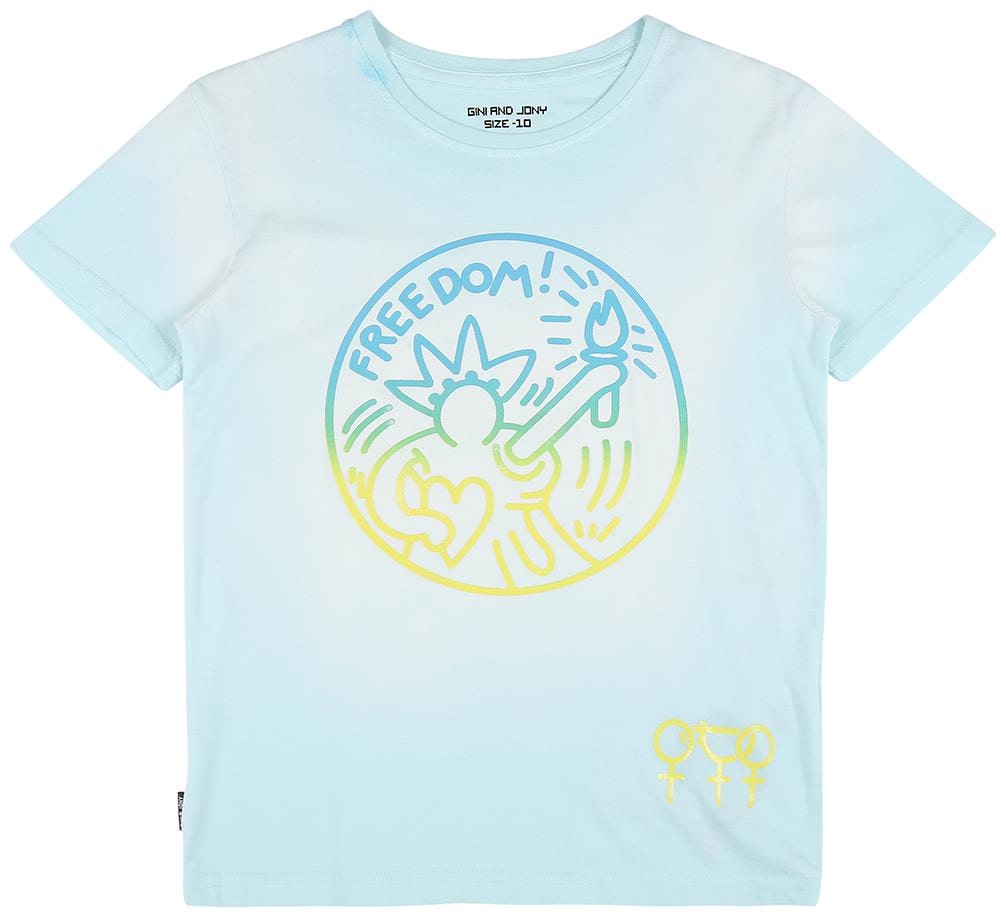 

Gini Jony Boys Blue T-Shirt