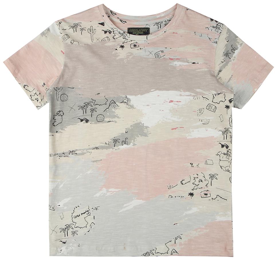 

Gini Jony Boy Cotton Solid T-shirt - Grey