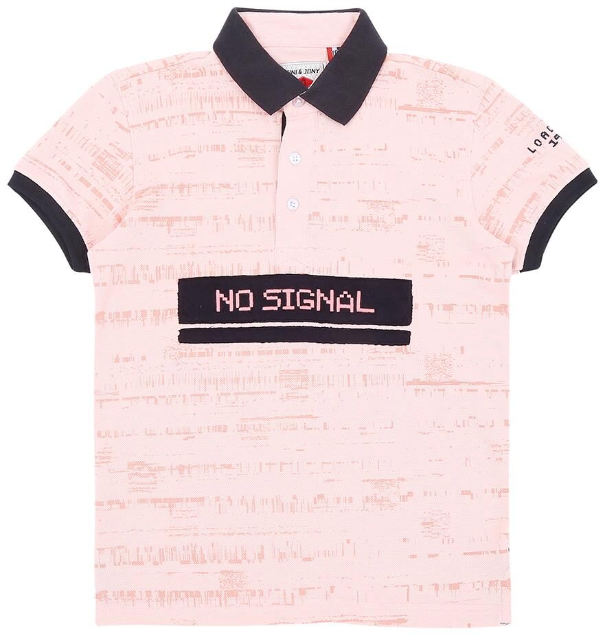 

Gini Jony Boys Pink T-Shirt