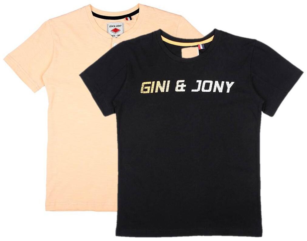 

Gini Jony Boy Cotton Solid T-shirt - Yellow