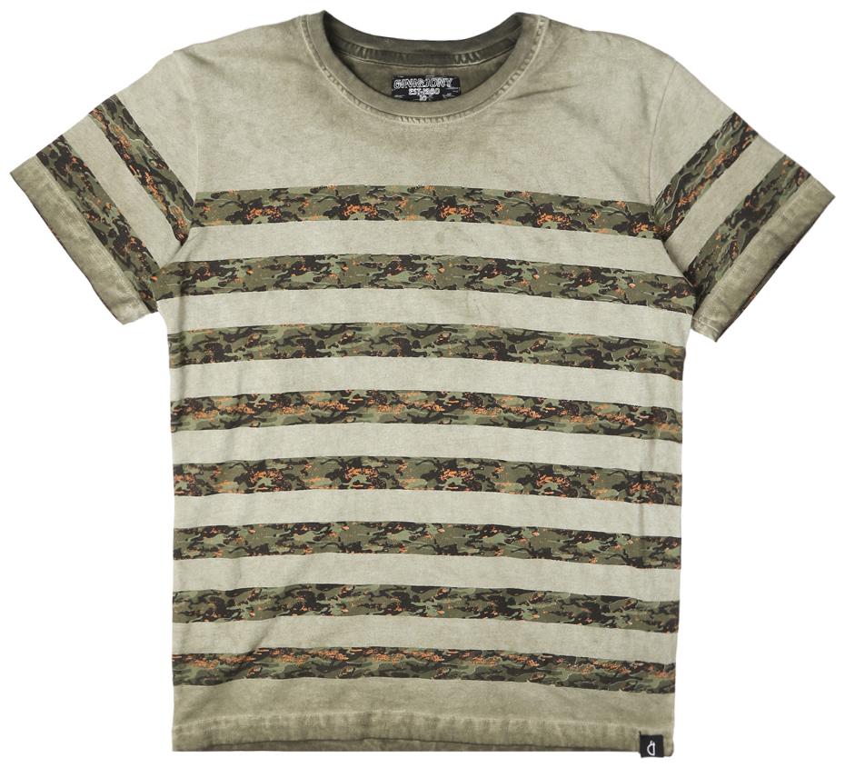 

Gini Jony Boy Cotton blend Printed T-shirt - Beige