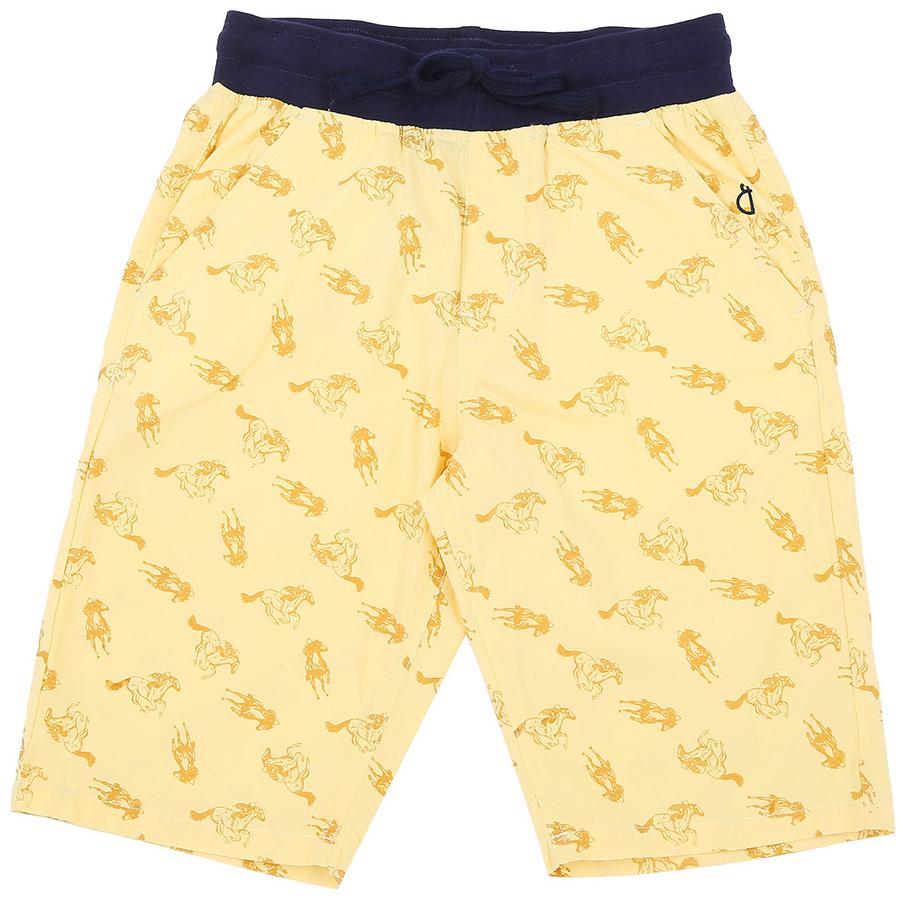 

Gini Jony Boy Printed Shorts - Yellow