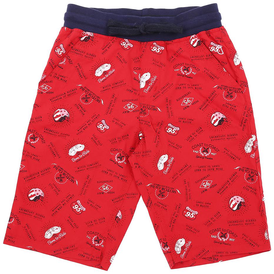 

Gini Jony Boy Printed Shorts - Red