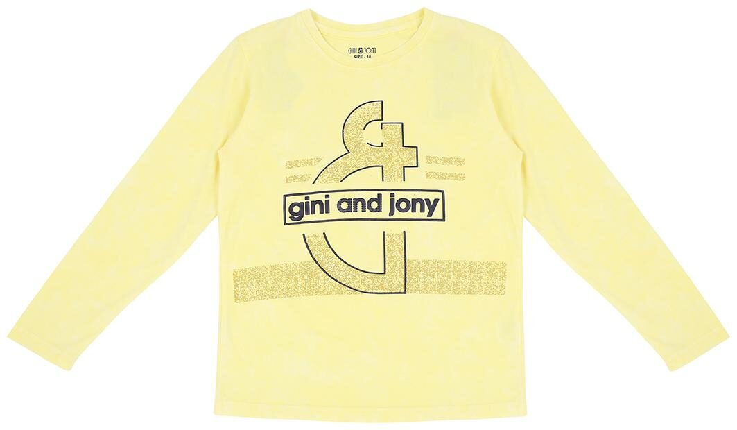 

Gini Jony Boys Yellow T-Shirt